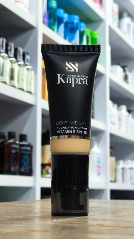 کرم پودر مایع تیوپی کاپرا spf15 شماره 702 حجم 40میل