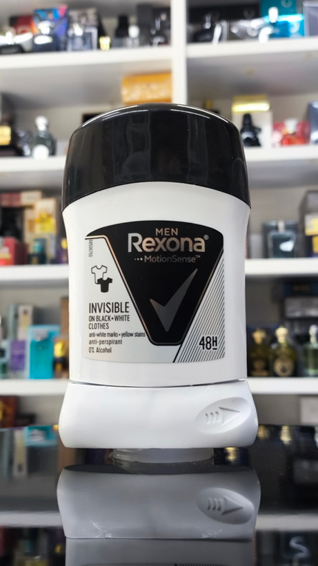 مام صابونی ضد تعریق مردانه 48 ساعته رکسونا rexona مدل on black + white clothes