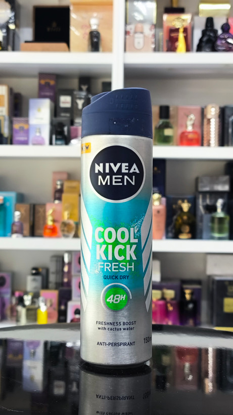 اسپری ضد تعریق نیوآ nivea مدل cool kick fresh حجم 150 میل 48 ساعته