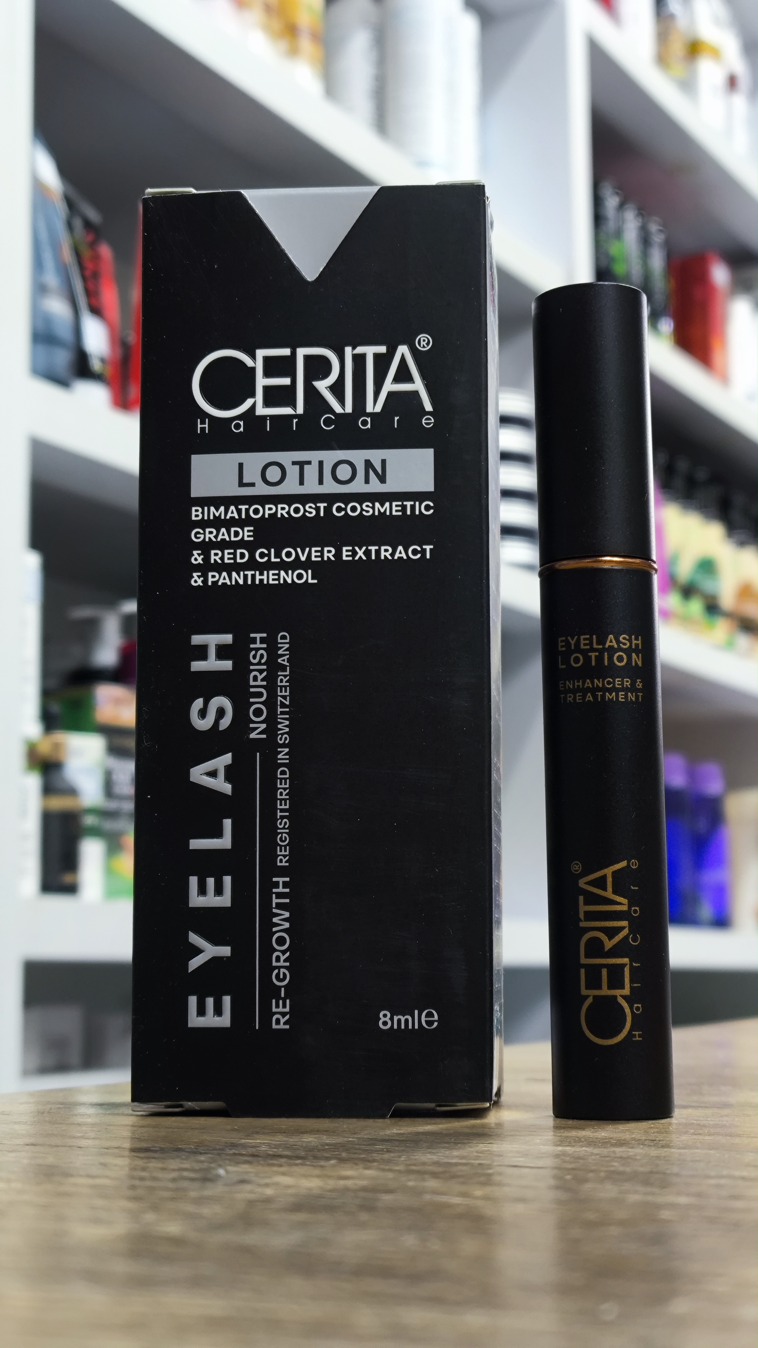 محلول تقویت کننده مژه سریتا مدل Eyelash lotion حجم 8 میلی لیتر