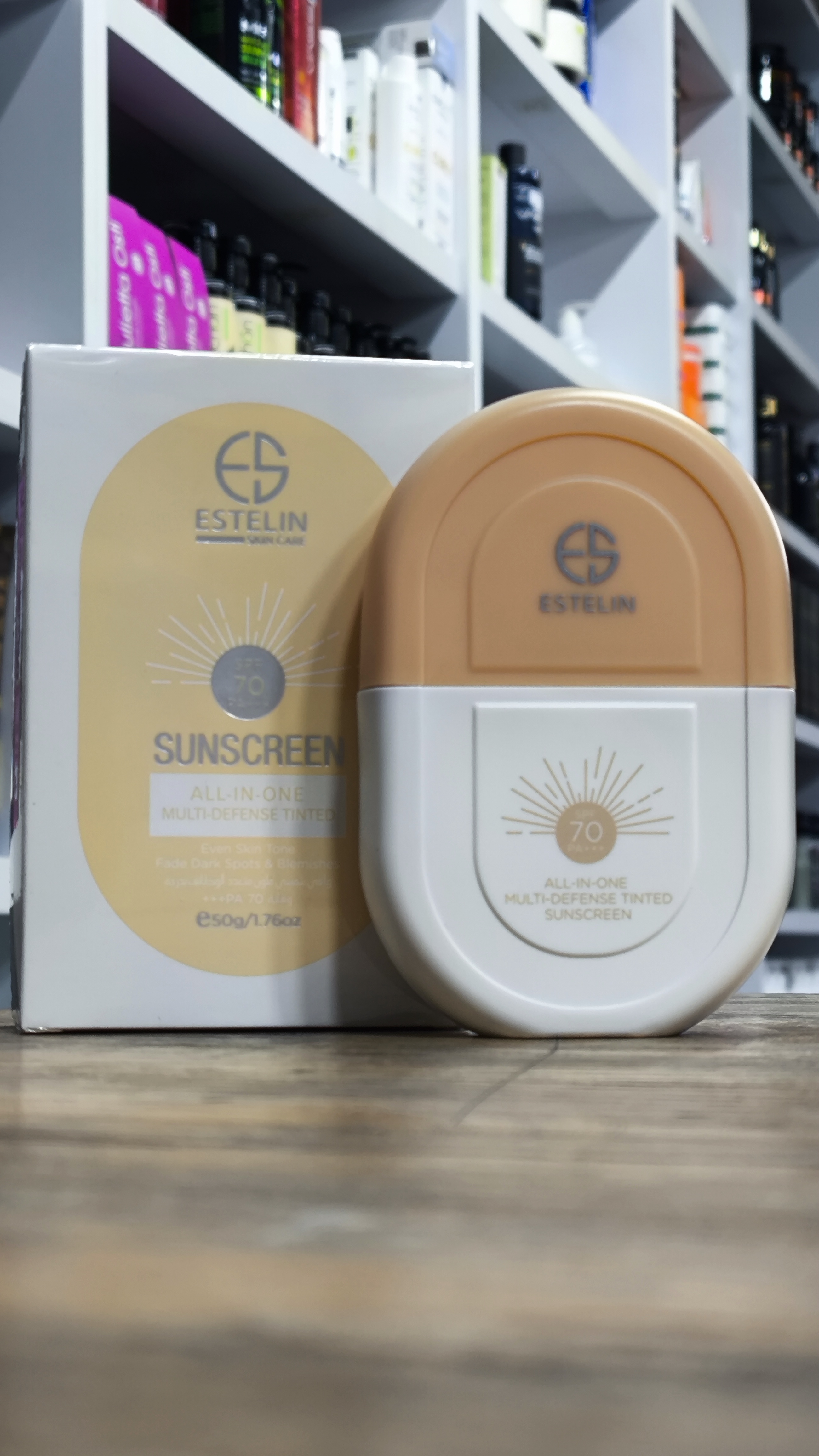 کرم ضدآفتاب فلوئیدی بدون رنگ SPF 70 استیلین حجم 50 میلی لیتر