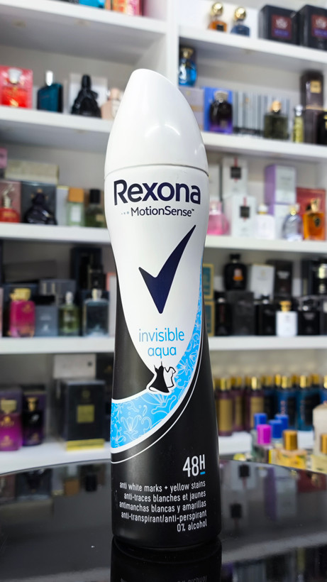 اسپری ضد تعریق رکسونا rexona مدل invisible aqua حجم 250 میل 48 ساعته