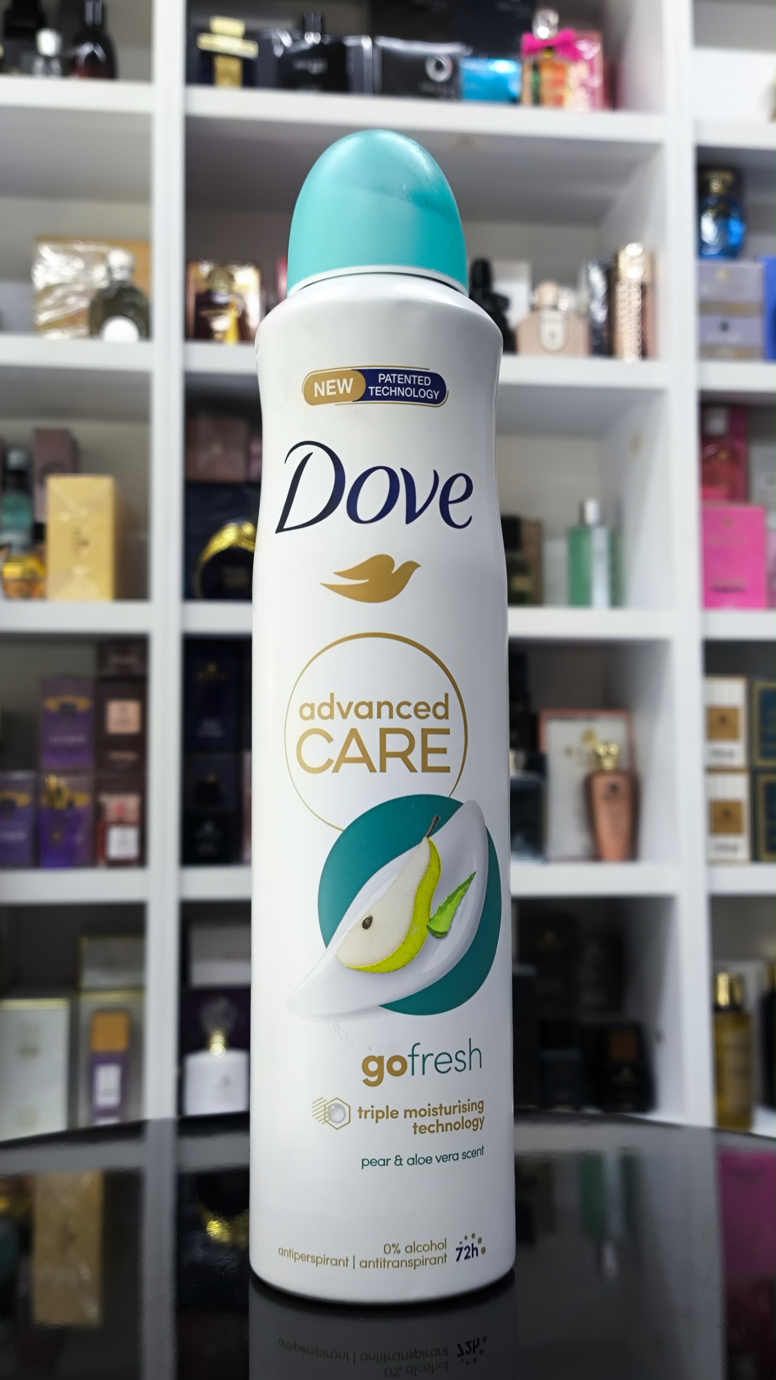 اسپری ضد تعریق داوو dove مدل  go fresh  رایحه گلابی و آلوئه ورا حجم 250 میل 48 ساعته داو