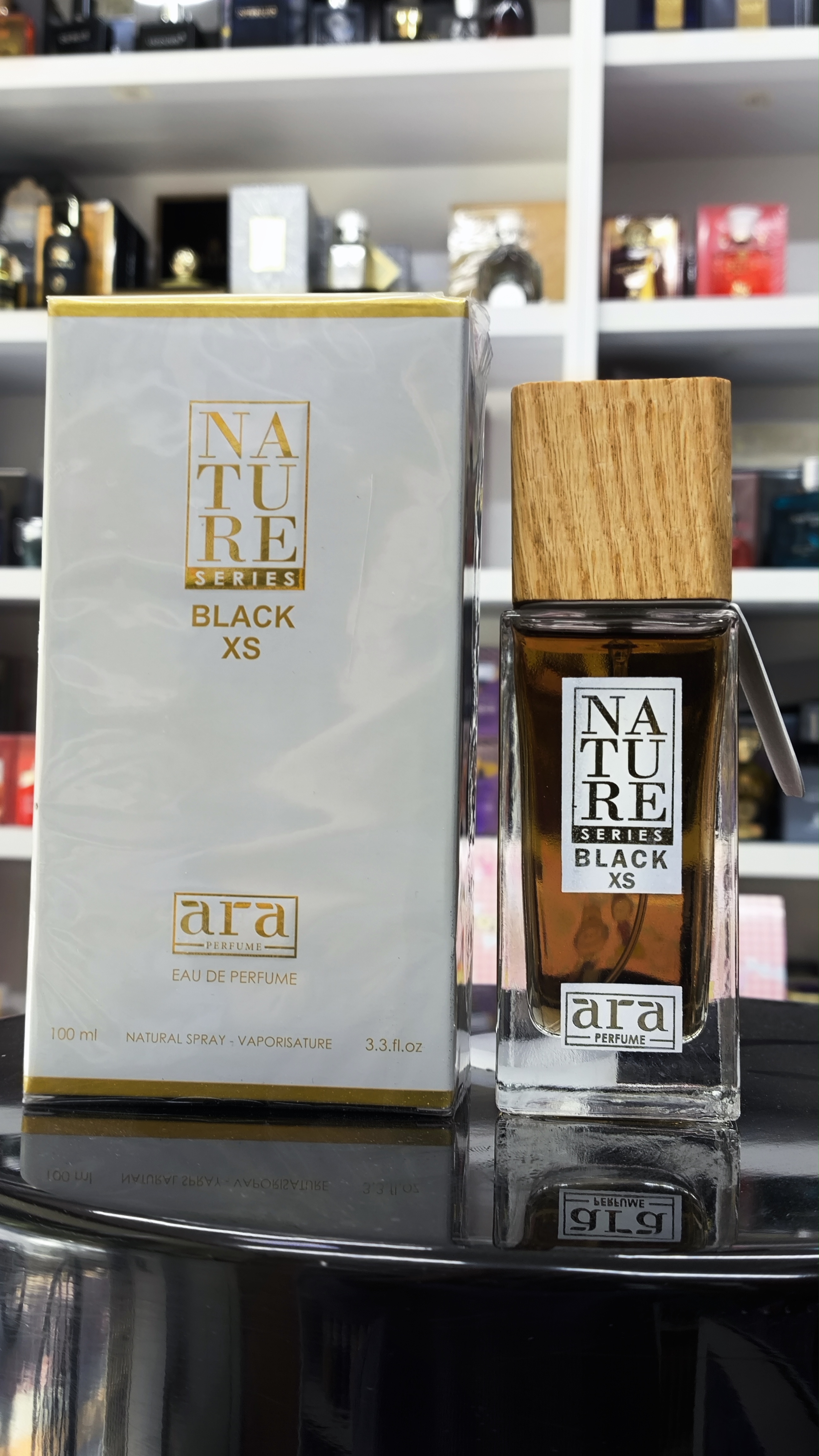 ادکلن زنانه ادو پرفیوم آرا نیچر رایحه بلک ایکس اس BLACK XS حجم 100 میلی لیتر