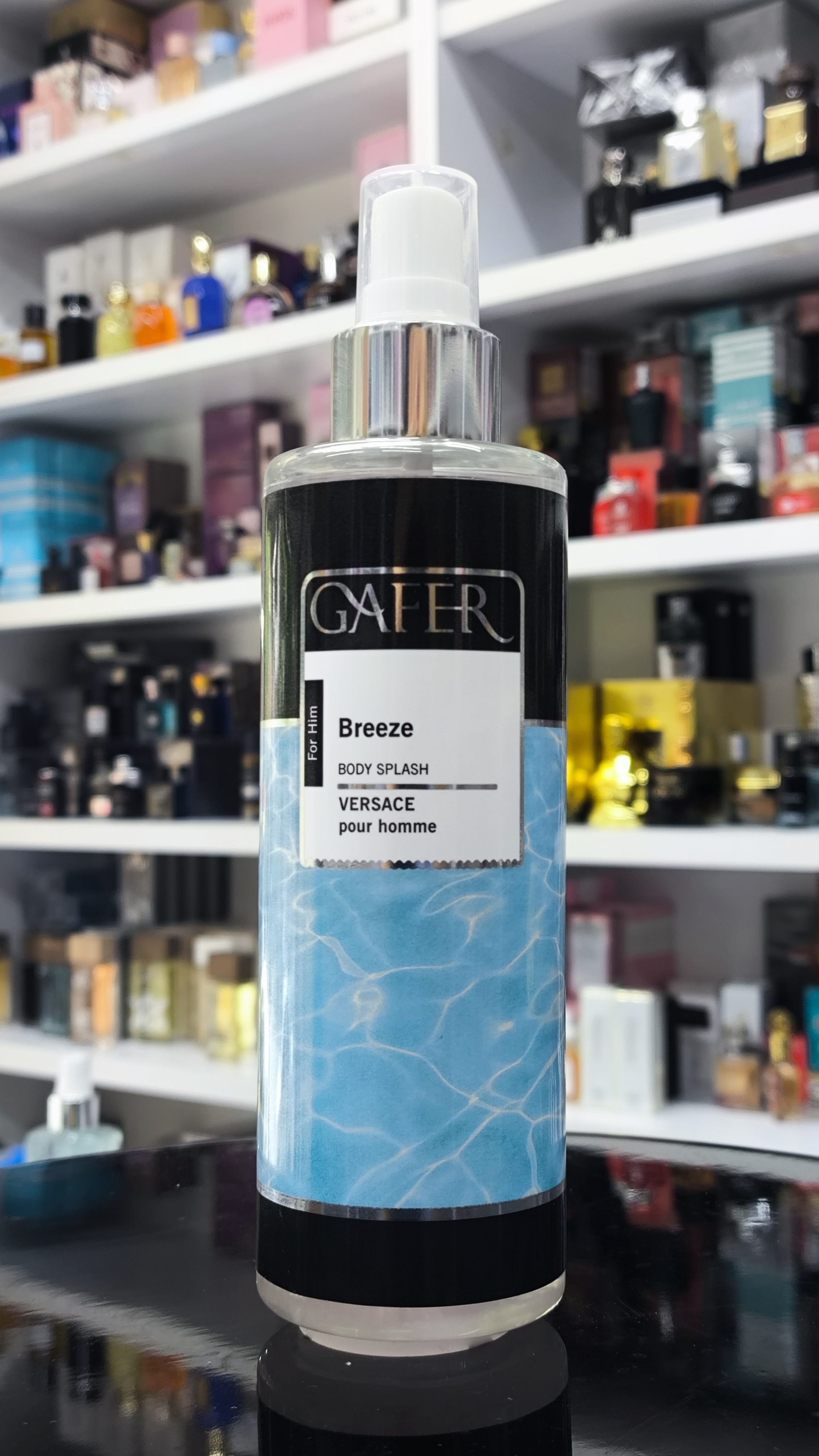 بادی اسپلش گافر رایحه ورساچ پور هوم VERSACE POUR HOMME حجم 250 میلی لیتر