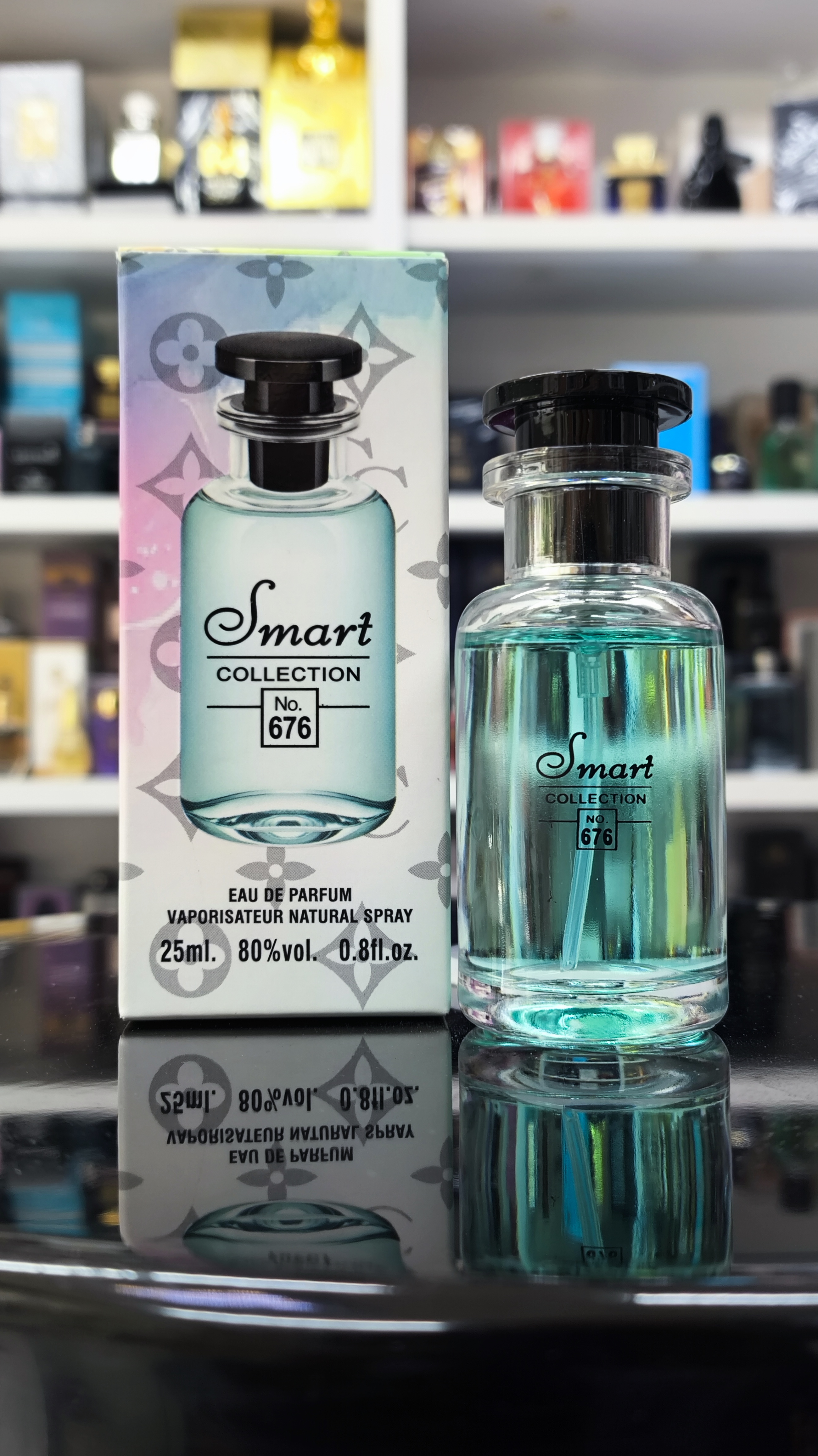 عطر مینیاتوری اسمارت رایحه لویی ویتون ایمجینیشن کد 676 حجم 25 میلی لیتر