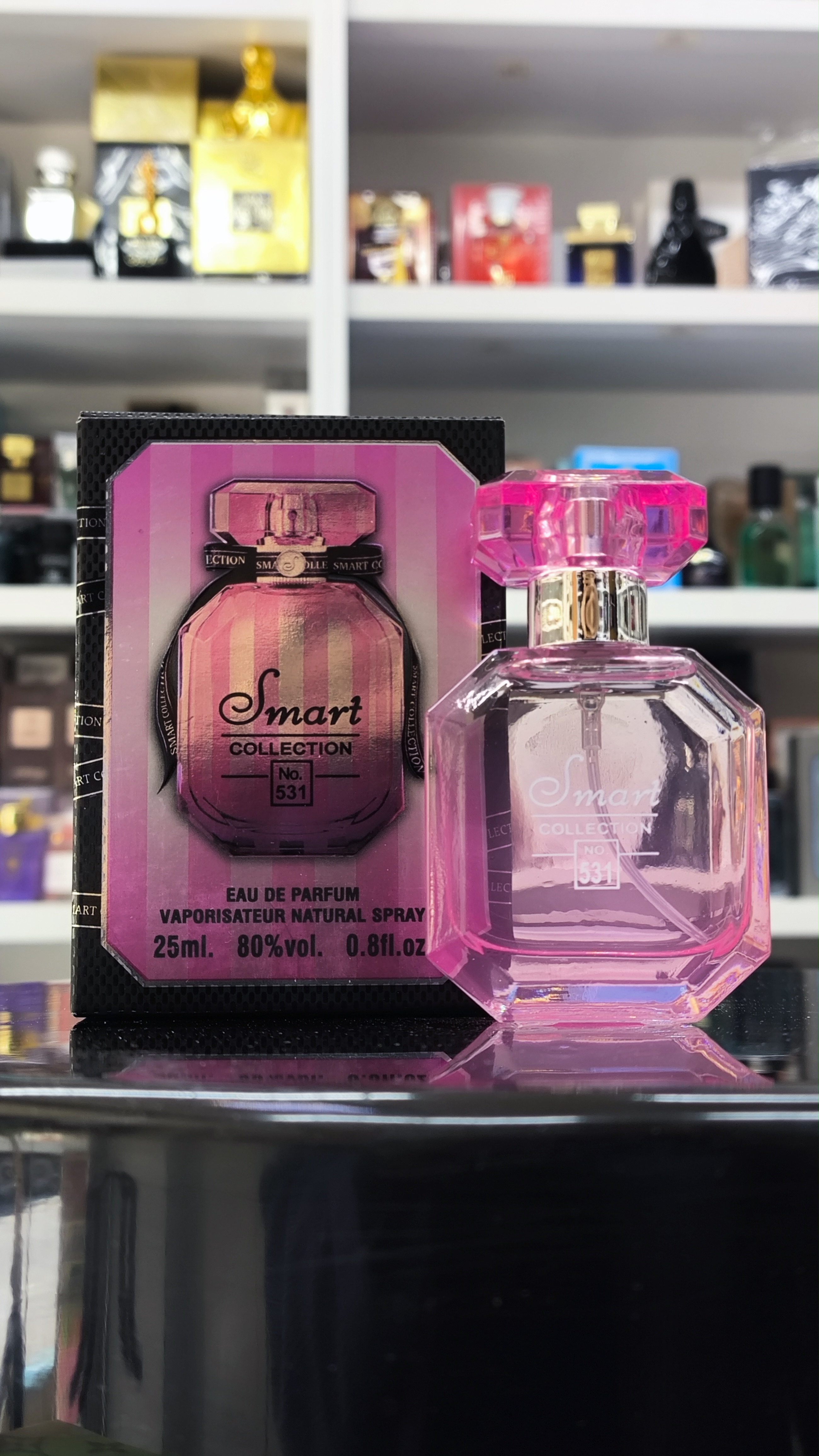 عطر مینیاتوری اسمارت رایحه ویکتوریا سکرت بامبشل کد 531 حجم 25 میلی لیتر