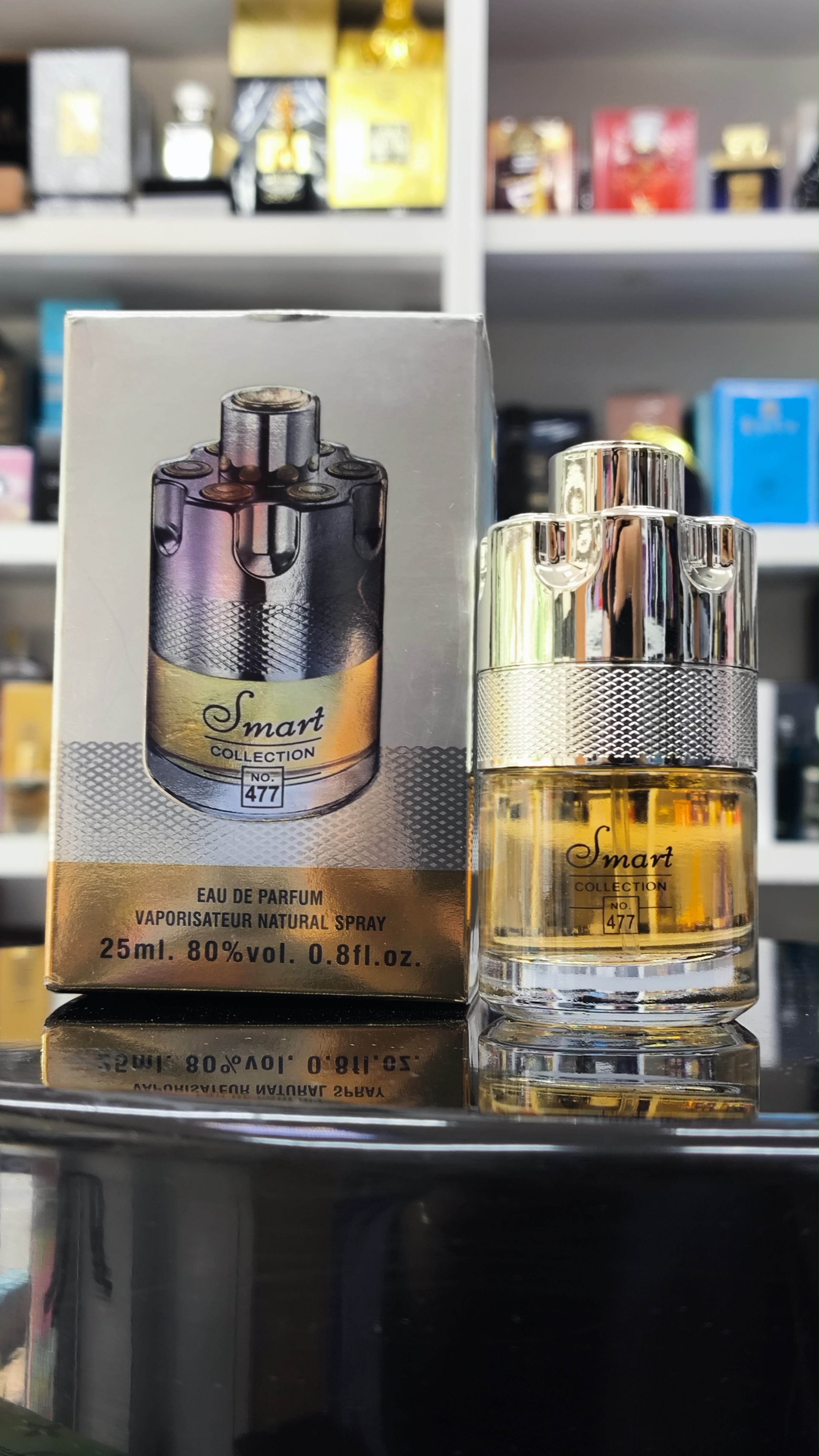 عطر مینیاتوری اسمارت رایحه آزرو وانتد کد 477 حجم 25 میلی لیتر