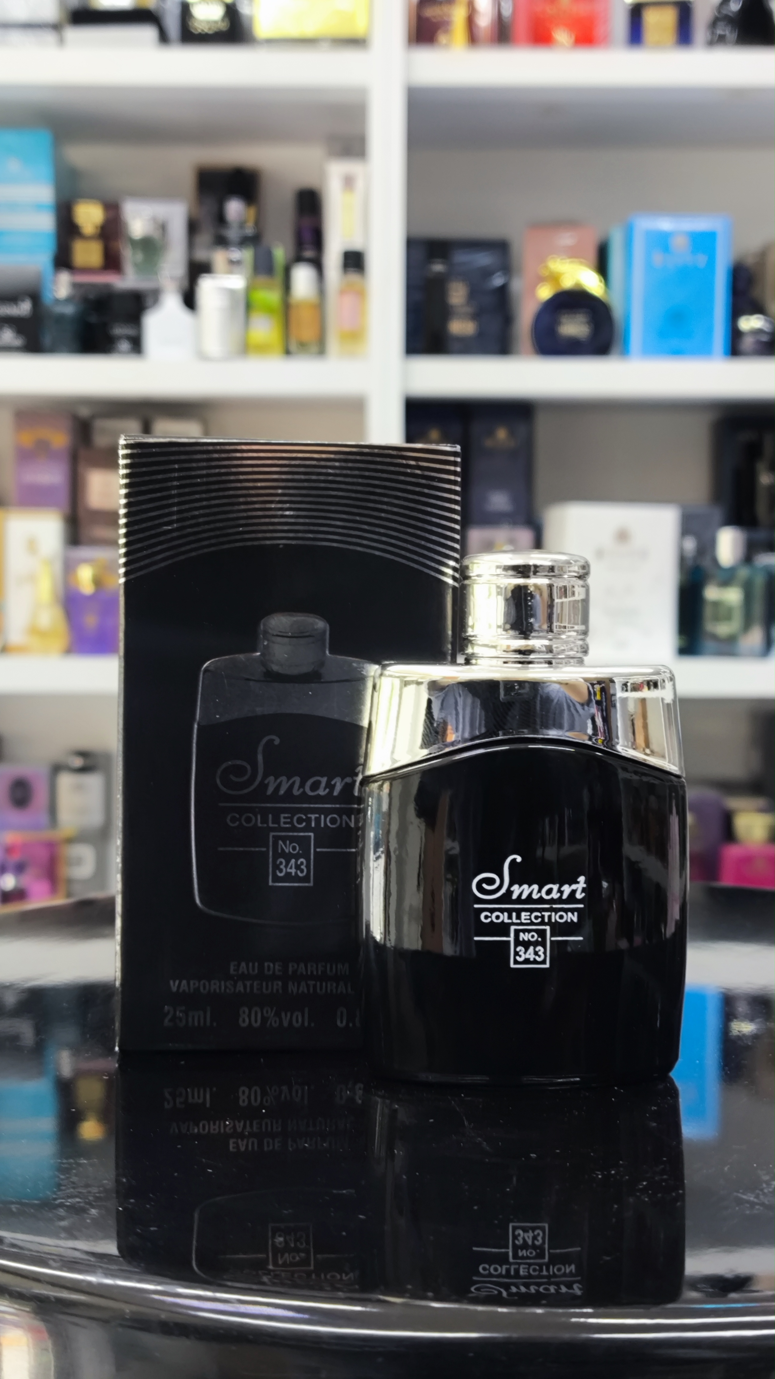 عطر مینیاتوری اسمارت رایحه مونت بلک لجند کد 343 حجم 25 میلی لیتر