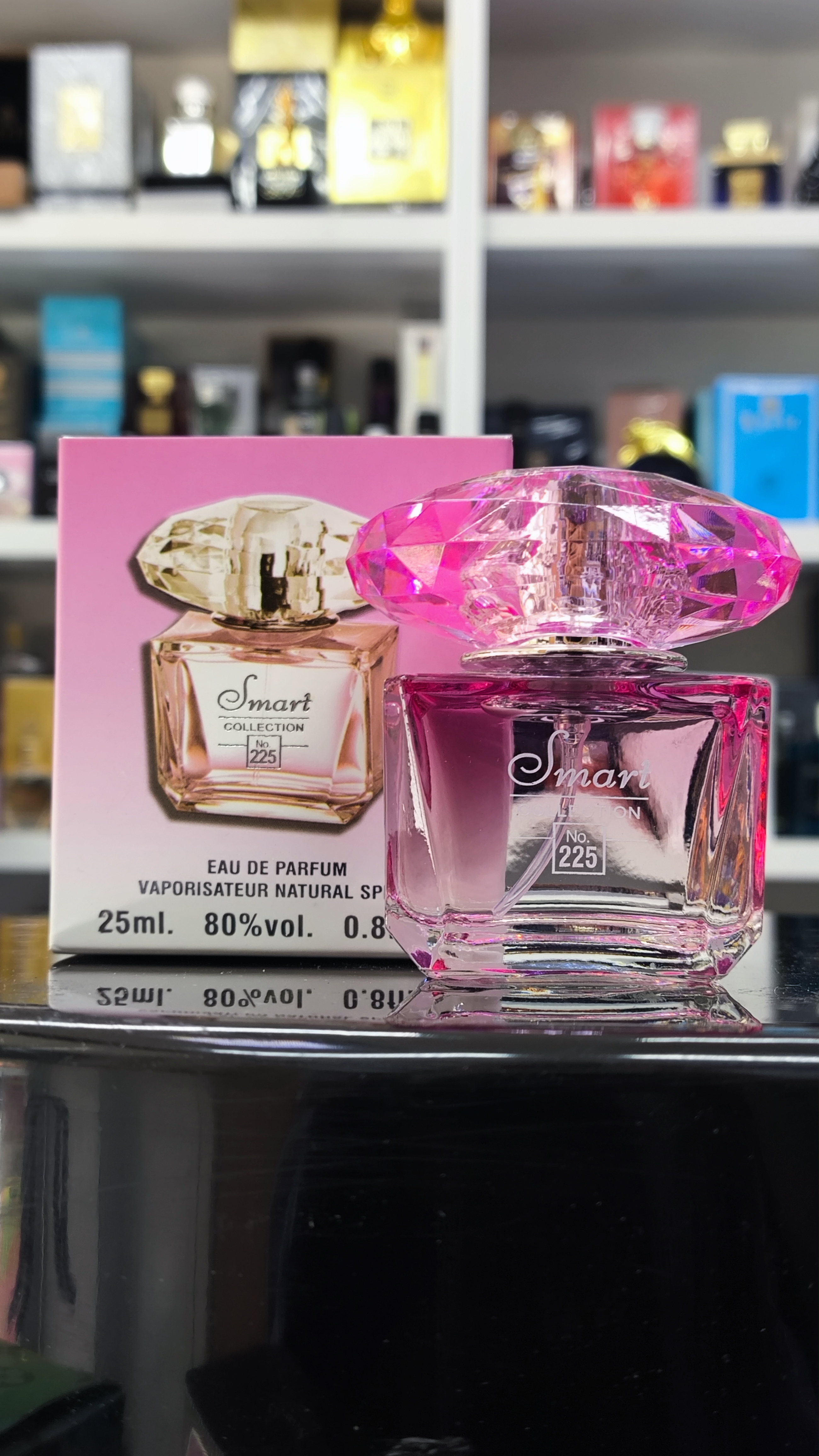 عطر مینیاتوری اسمارت رایحه ورساچ برایت کریستال کد 225 حجم 25 میلی لیتر