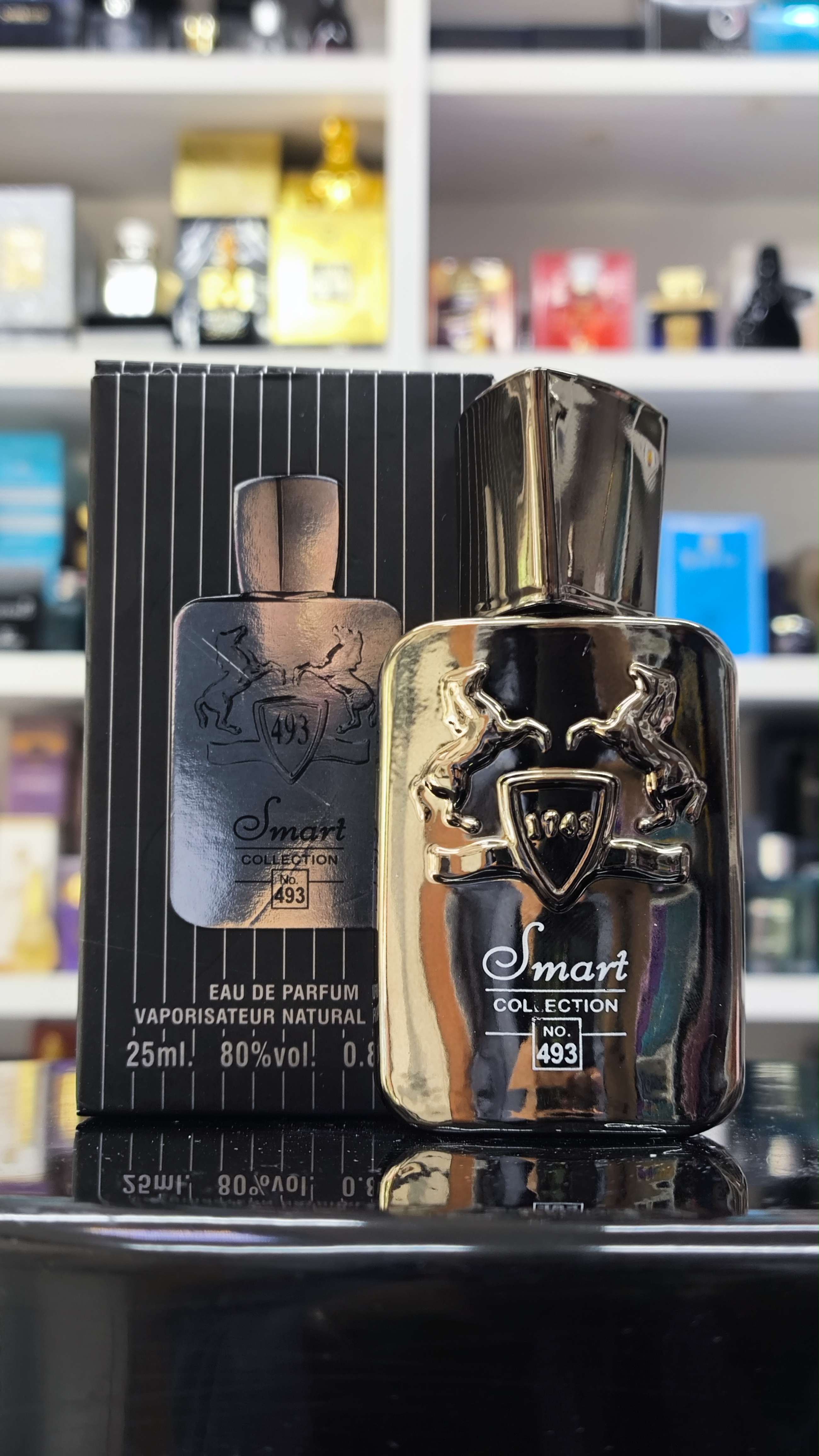 عطر مینیاتوری مردانه اسمارت رایحه مارلی پگاسوس کد 493 حجم 25 میلی لیتر