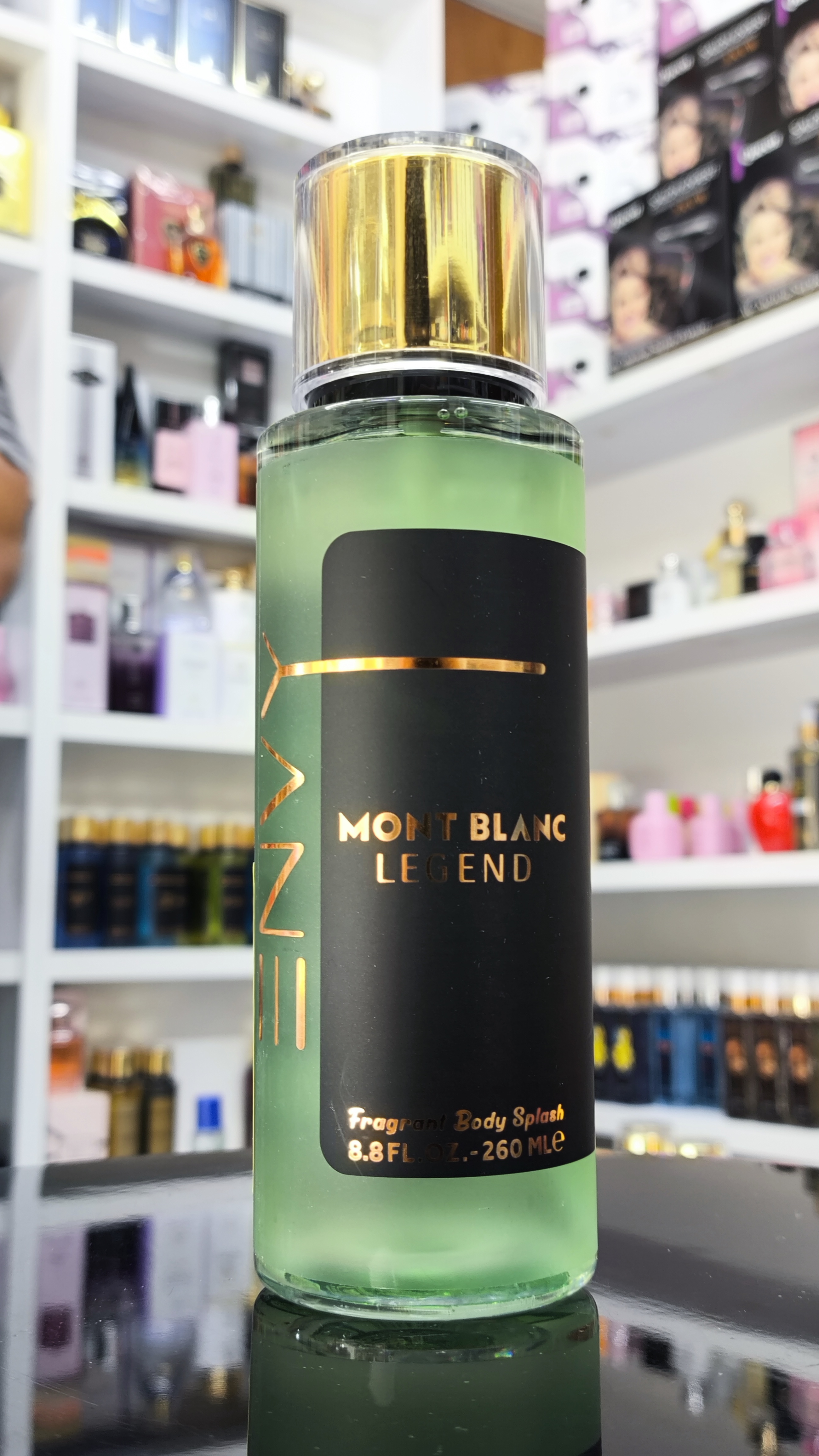 بادی اسپلش ان وی رایحه مونت بلک لجند MONT BLACK LEGEND حجم 260 میل