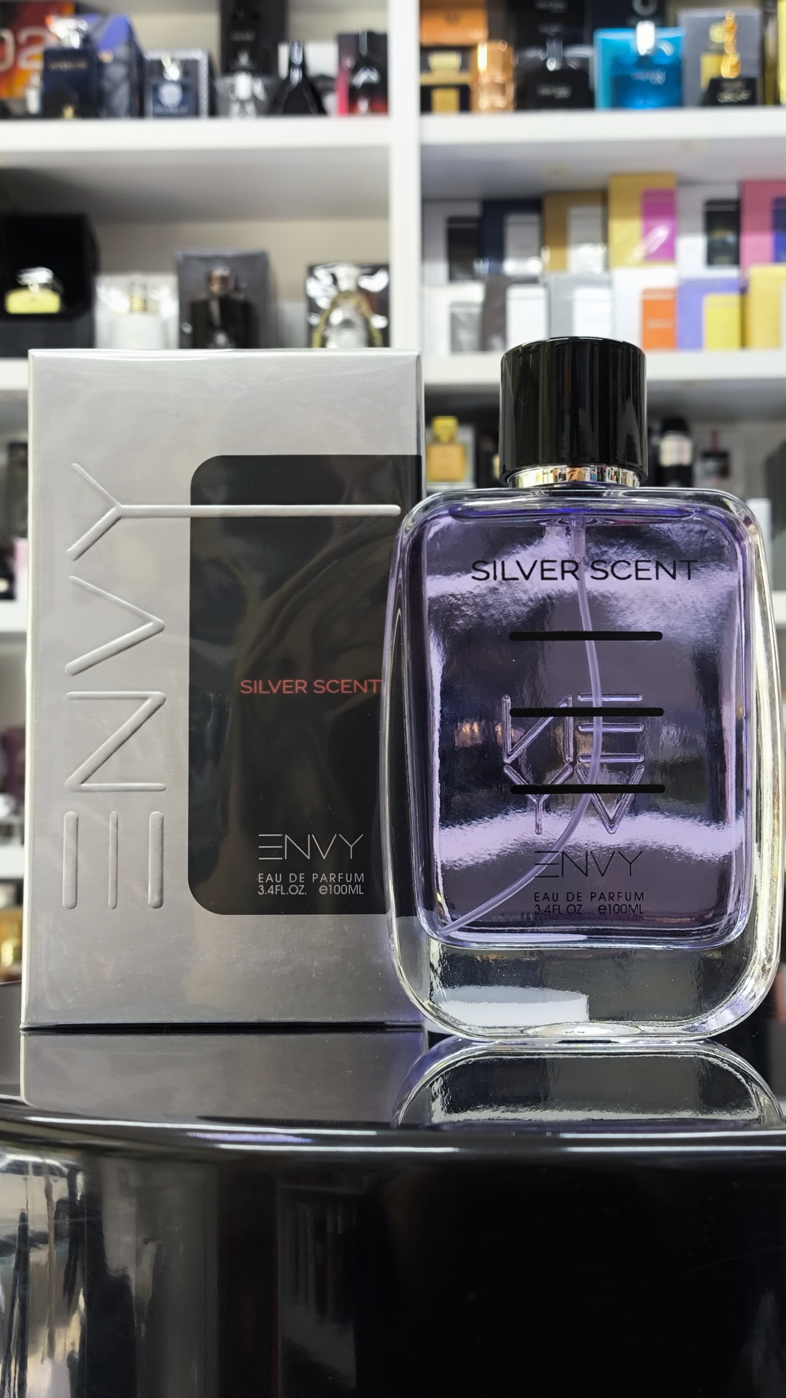 ادکلن مردانه ان وی رایحه سیلور سنت SILVER SCENT حجم 100 میلی لیتر