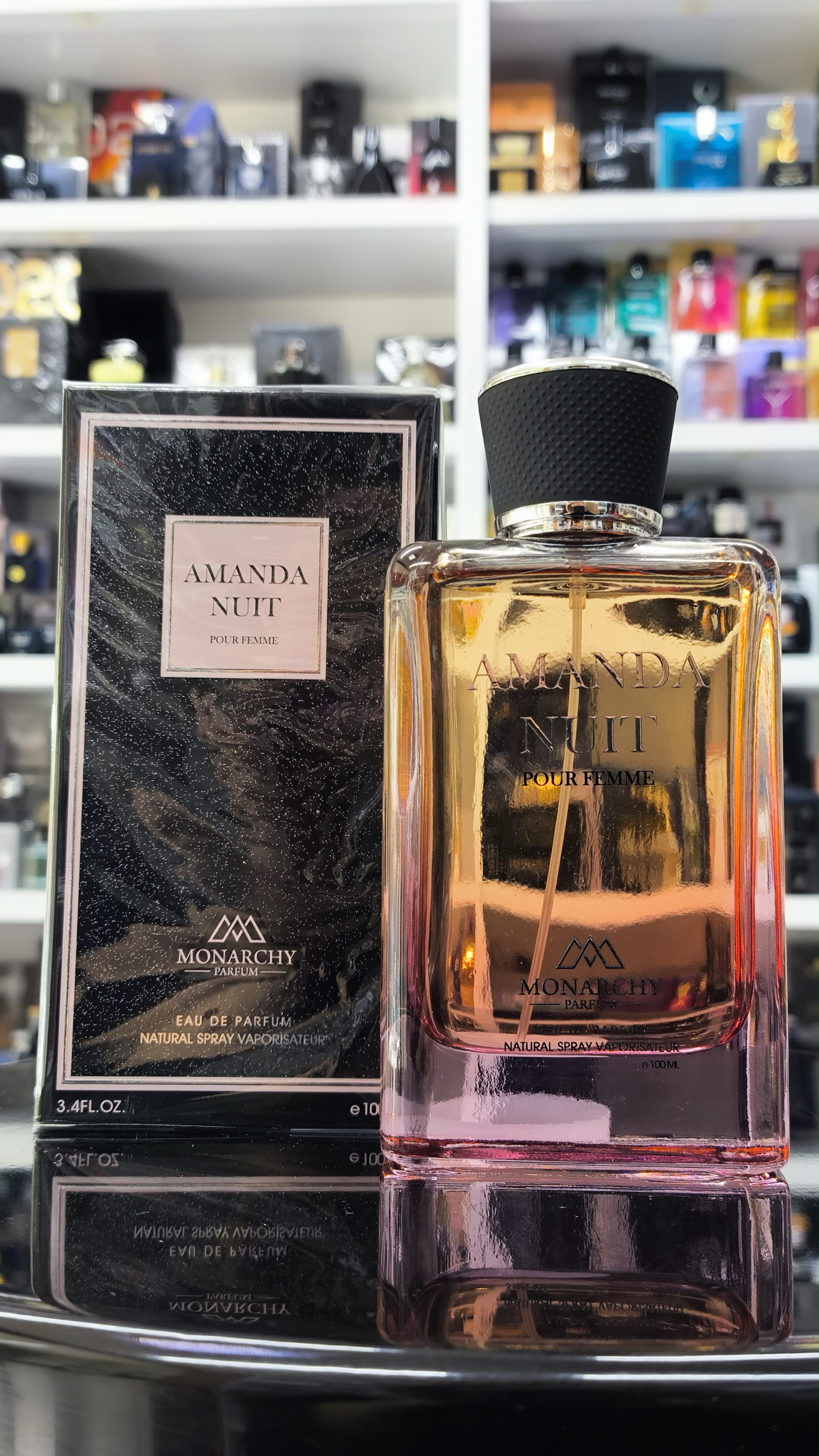 ادکلن موناریچی مدل آماندا نویت AMANDA NUIT مشابه رایحه لنوویت حجم 100 میلی لیتر