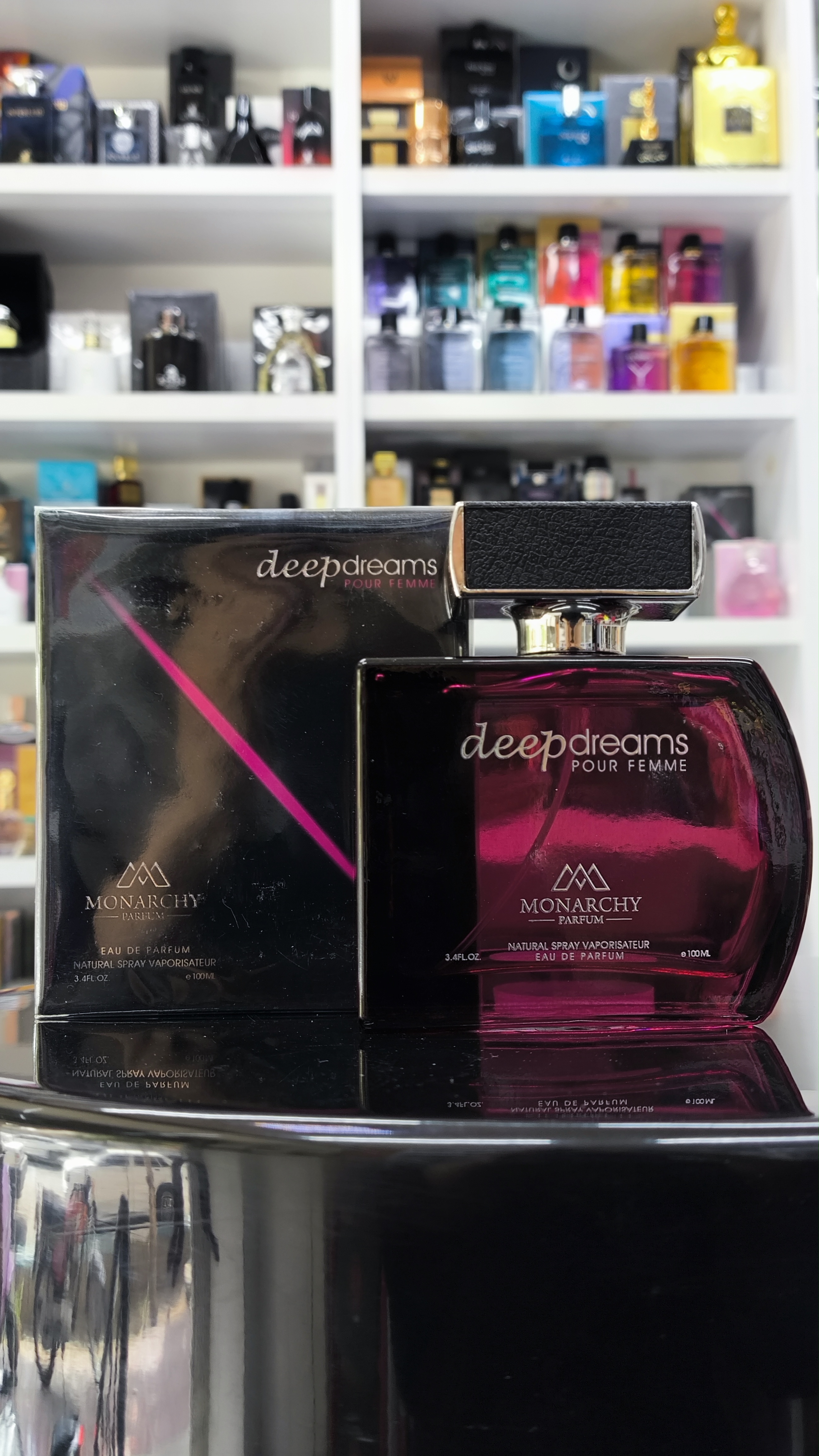 ادکلن موناریچی مدل دیپ دریمز  DEEP DREAMS  مشابه رایحه ایفوریا حجم 100 میلی لیتر