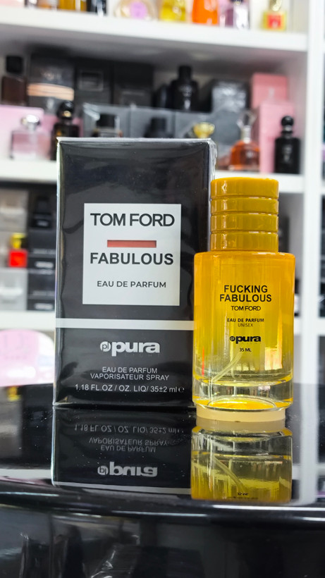 عطر مردانه پورا PUR رایحه تام فورد فاکینگ فبیولس TOM FORD FABULOUS حجم 35 میلی لیتر