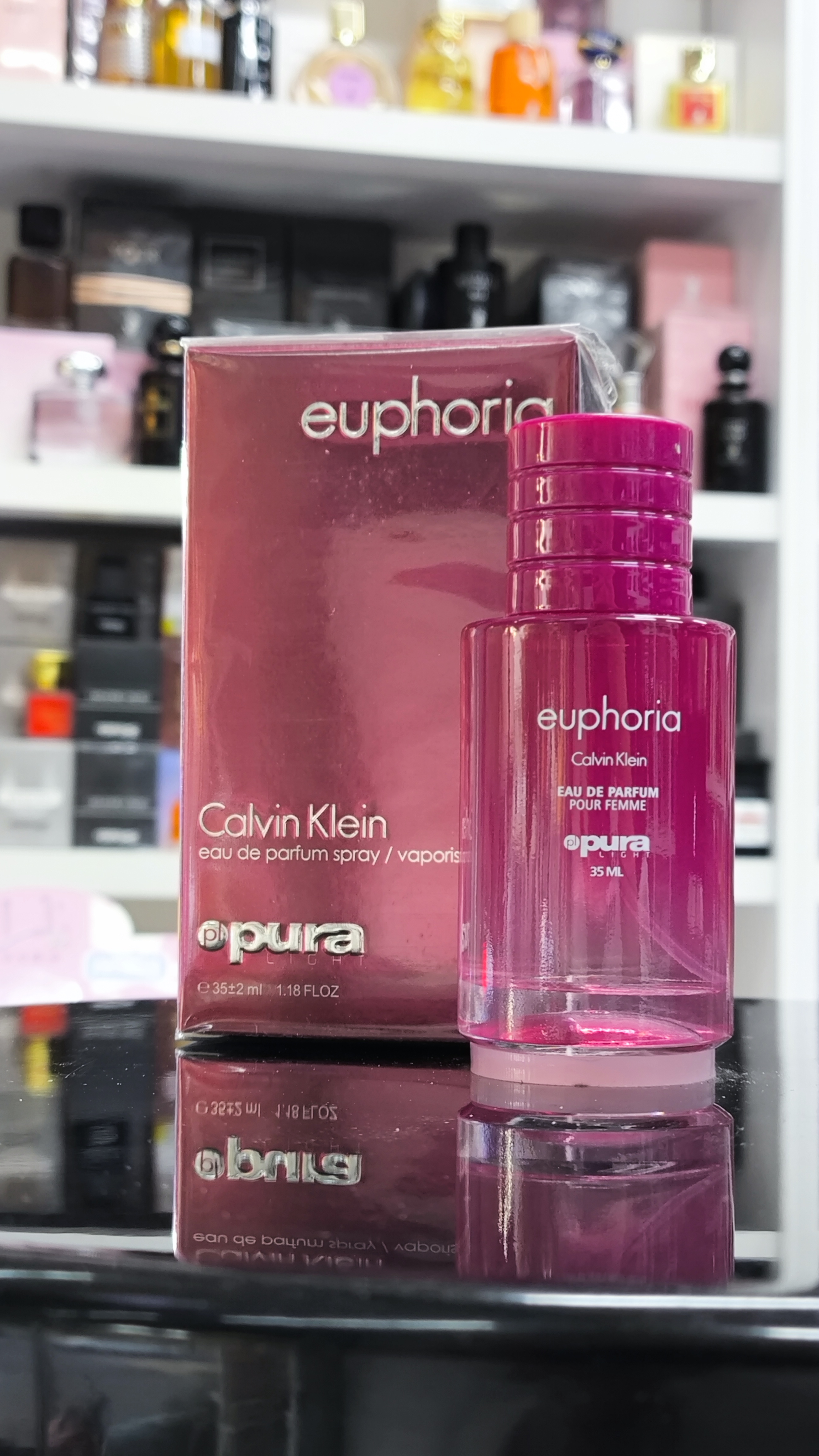 عطر زنانه پورا PURA رایحه ایفوریا EUPHORIA حجم 35 میلی لیتر