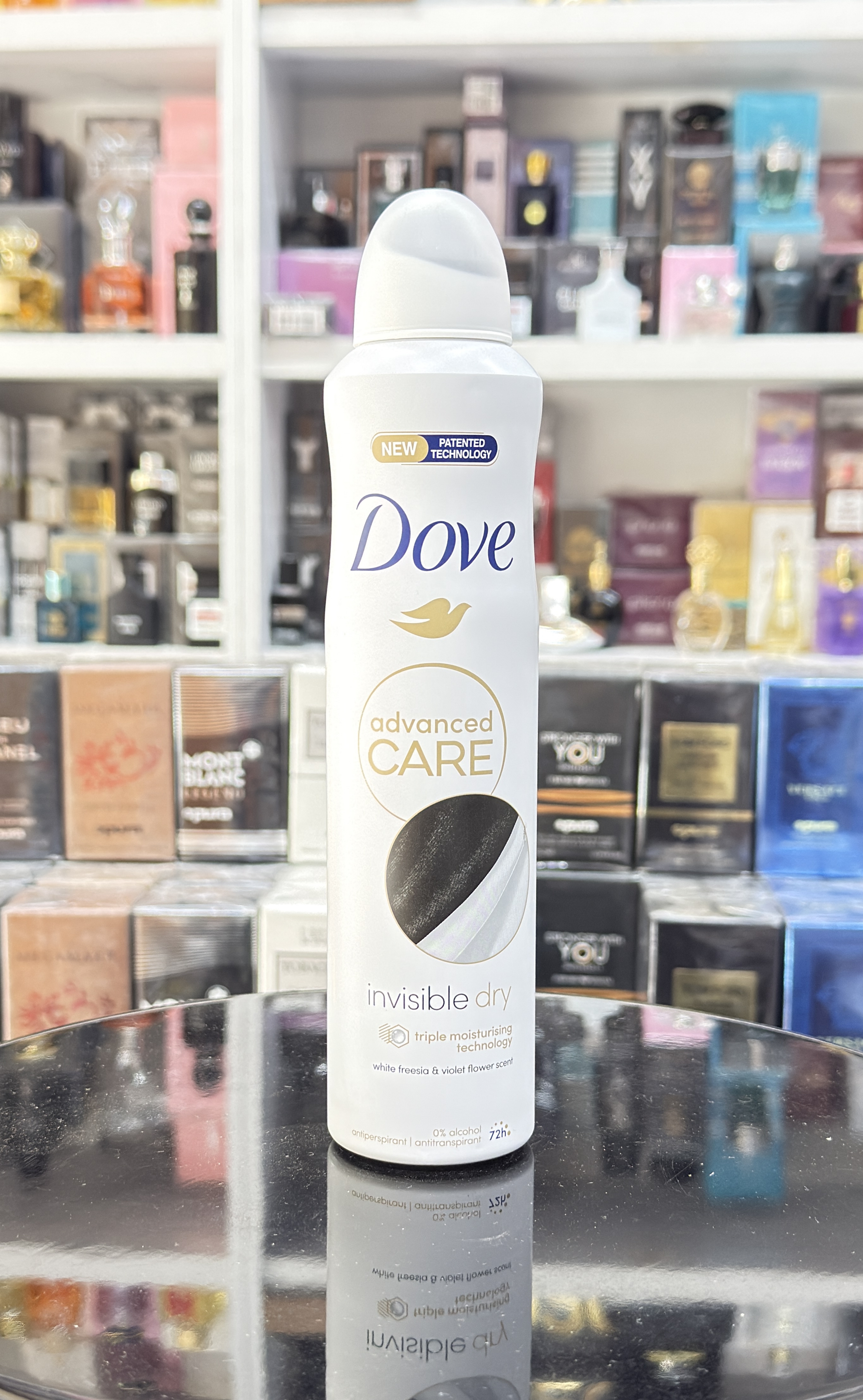 اسپری ضد تعریق داوو dove مدل invisible dry حجم 250 میل 72 ساعته داو
