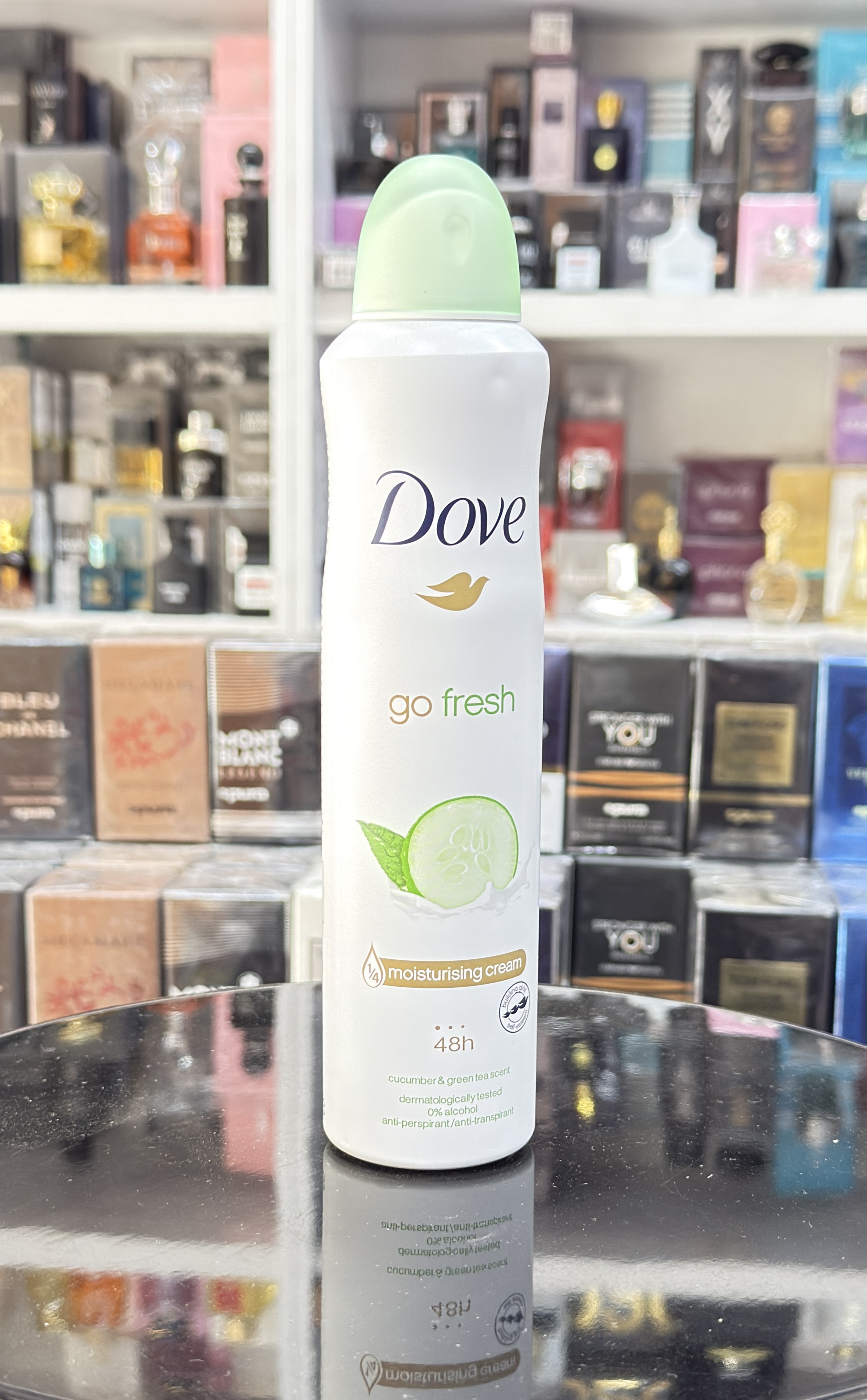 اسپری ضد تعریق داوو dove مدل  go fresh  رایحه نعناع و خیار حجم 250 میل 48 ساعته داو