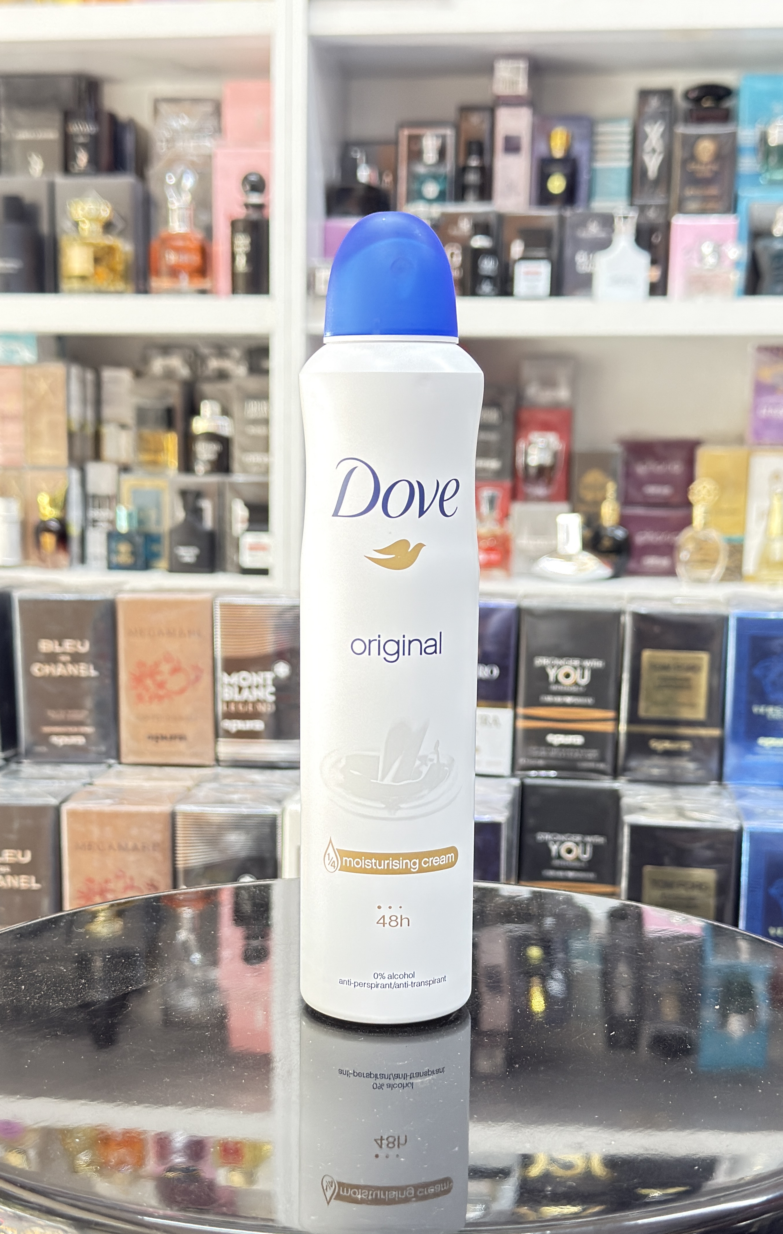 اسپری ضد تعریق داوو dove مدل orginal رایحه شیر حجم 250 میل 48 ساعته داو