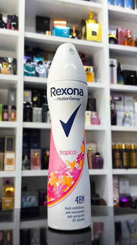 اسپری ضد تعریق رکسونا rexona مدل tropical حجم 250 میل 48 ساعته