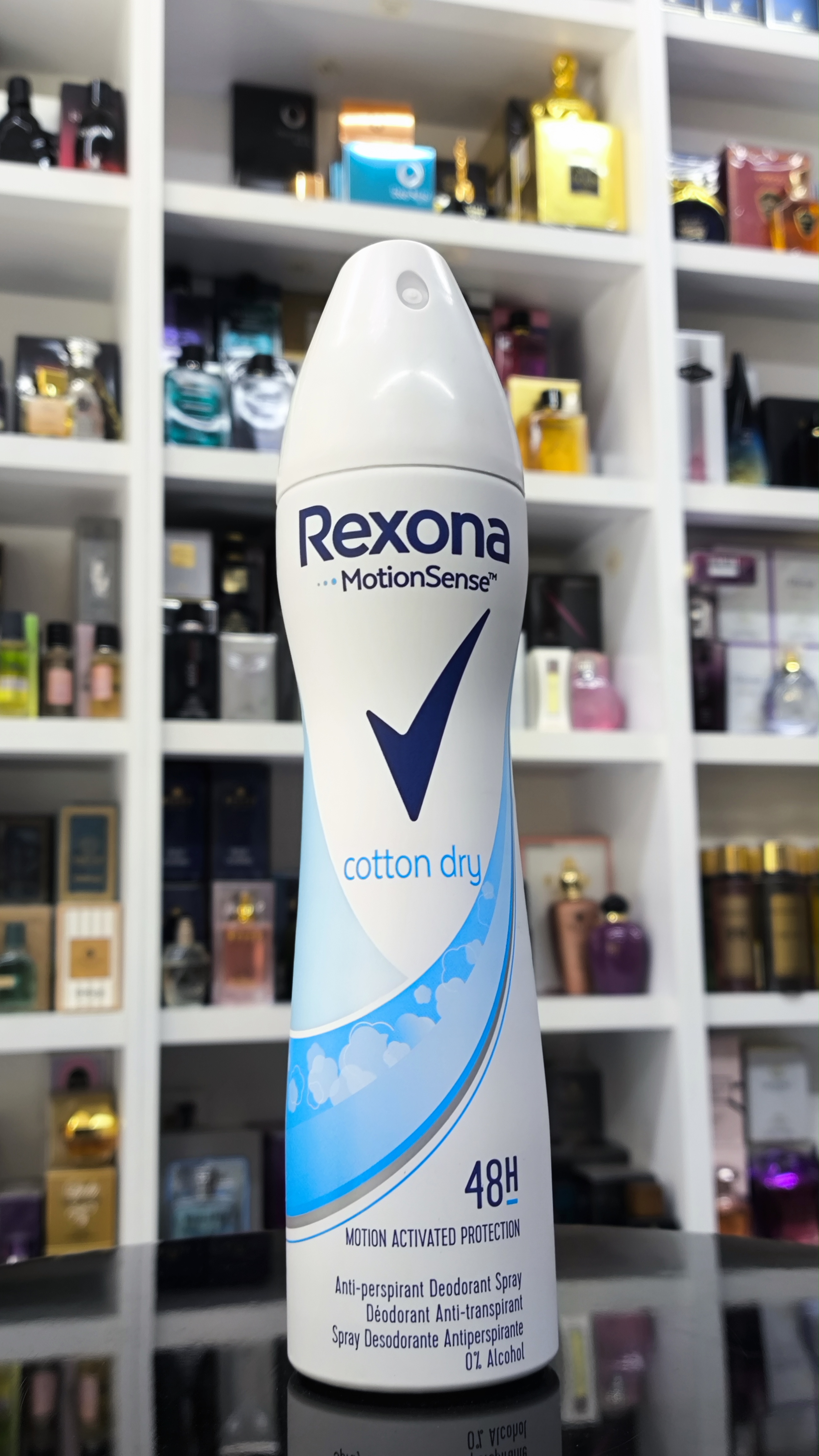 اسپری ضد تعریق رکسونا rexona مدل cotton dry حجم 250 میل 48 ساعته