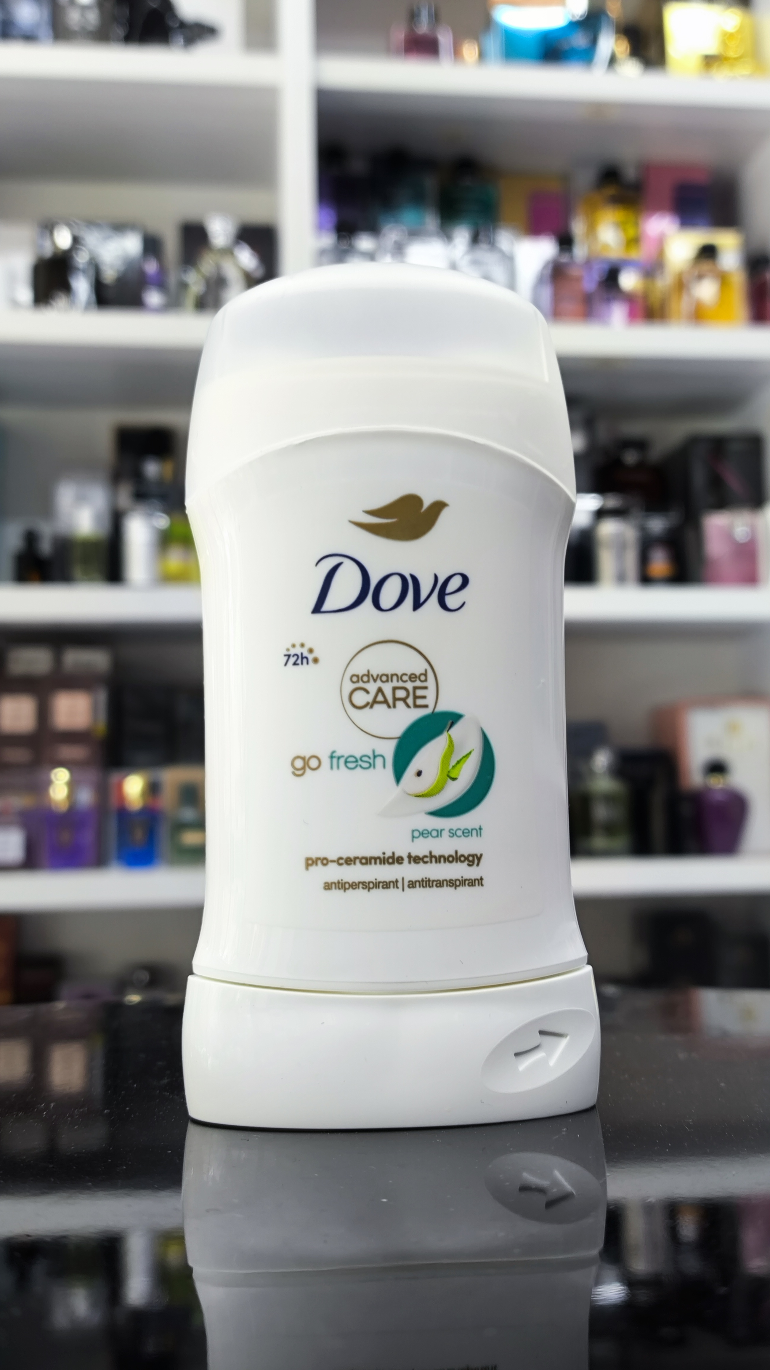 مام صابونی ضد تعریق داوو Dove مدل go fresh رایحه گلابی و یاسمین حجم 40 میلی لیتر 72 9ساعته داو