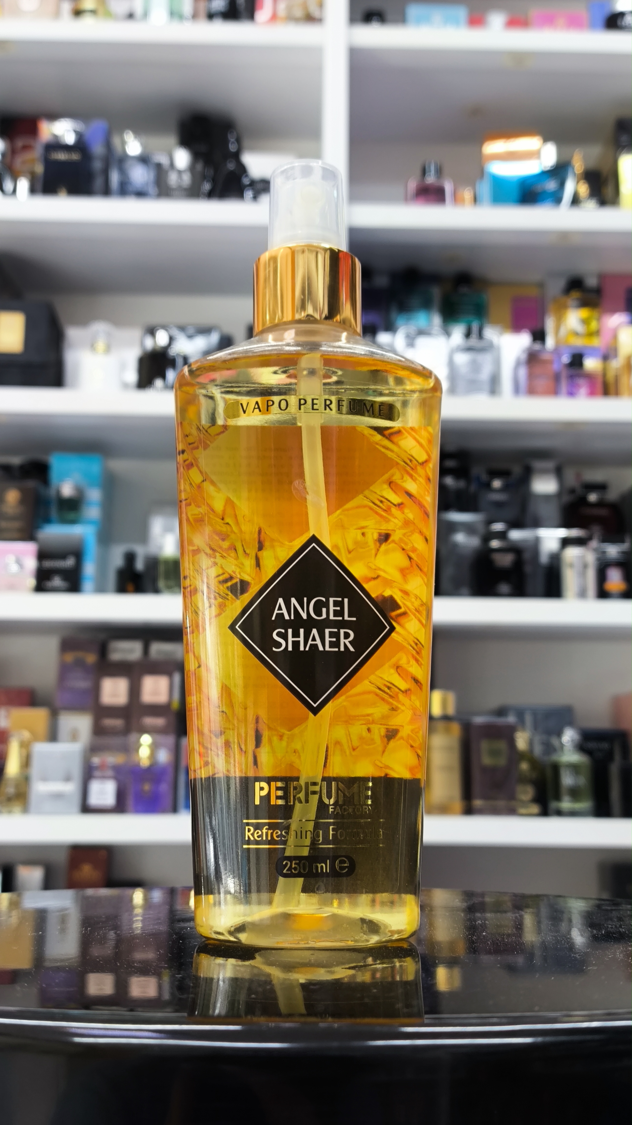 بادی اسپلش پرفیوم فکتوری رایحه آنجل شیر angel shaer حجم 250 میلی لیتر واپو پرفیوم